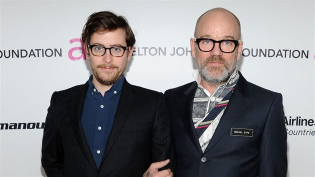 Thomas Dozol a Michael Stipe (Hollywood, 28. nora 2011)