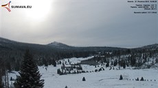 Sobotní ráno na �umavském B�ezníku.