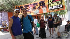Daniel s charismatickým Caballem Blancem na ultramaratonu v mexických Mdných...