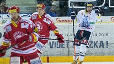 FILIPPIKA. Liberecký útoník Tomá Filippi slaví gól do tinecké sít.