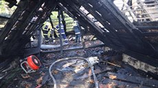Nezvaný náv�t�vník podpálil v obci H�ebe� t�ia�edesátiletému d�chodci chalupu....
