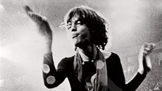 Mick Jagger na koncert� v Altamontu