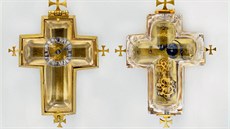 Jedním z exponát olomoucké výstavy Speculum Mundi jsou i pektorální hodinky ve...