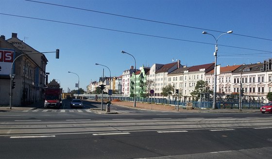 Borská ulice v Plzni.