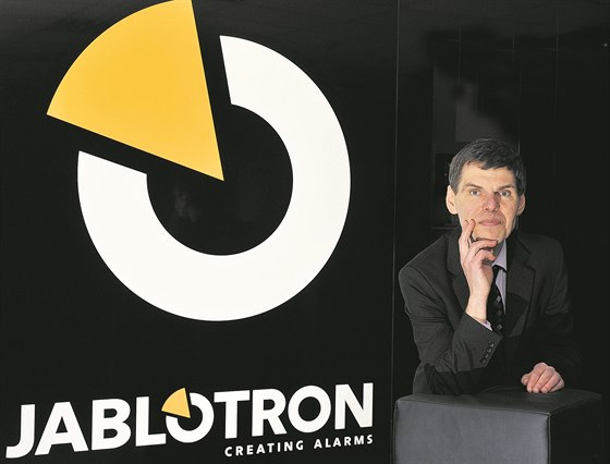 Majitel firmy Jablotron Dalibor Dědek.