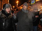 Protest ruské opozice na Manéním námstí v Moskv. (30. prosince 2014)