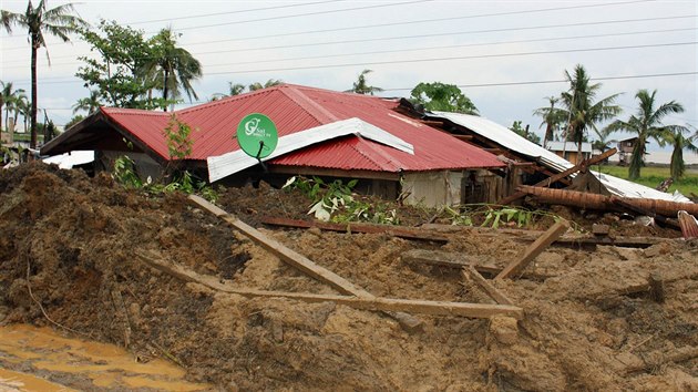 Na jihu Filipn udeila boue Seniang (30. prosince 2014).