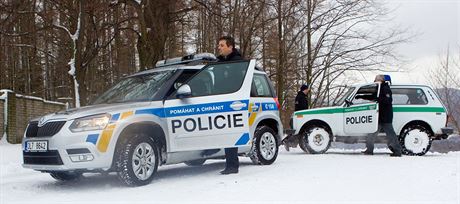 Policisté se na Hejnicku musejí potýkat s nároným terénem a s bným autem by...