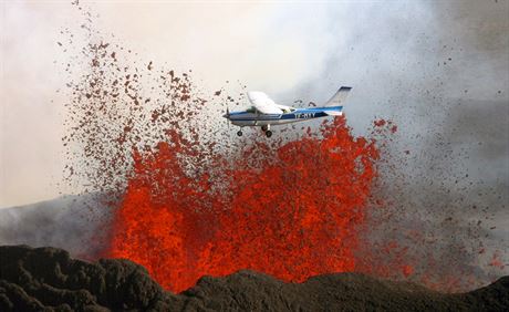 Sopka Bárdarbunga na Islandu