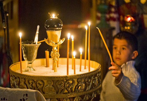 Pravoslavní v Jihlavě slavili Svátek narození Ježíše Krista.