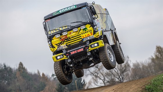 Martin Macík s kamionem Liaz na loské rallye Dakar.