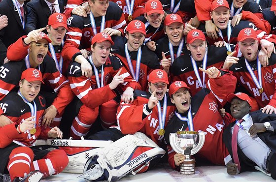 Mladí hokejisté Kanady po esti letech ovládli MS hrá do 20 let.