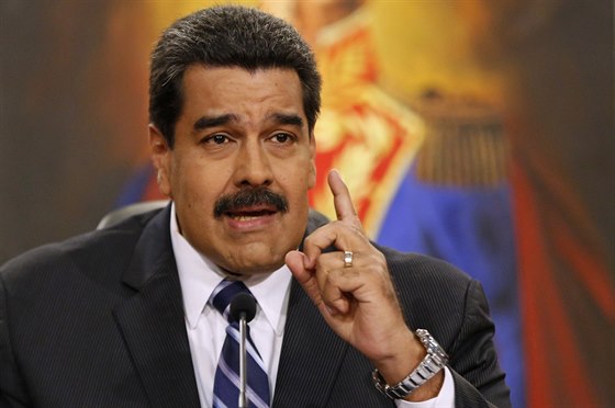 Prezident Venezuely Nicolás Maduro (Caracas, 30. prosince 2014).