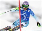 Sjezdaka árka Strachová vystoupala ve slalomu SP v Kühtai na stupn vítz.