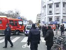 Ulice ped sídlem redakce satirického týdeníku Charlie Hebdo, kde teroristé...