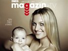 Petra Kvitová s miminkem na obálce Magazínu DNES