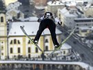 Roman Koudelka bhem kvalifikace na závod v Innsbrucku.