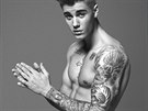 Justin Bieber v reklam na spodní prádlo Calvin Klein