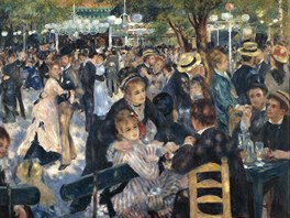 Dalším v pořadí je pak Renoirův obraz Bal du moulin de la Galette z roku 1876....