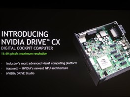 Jednotka NVidia Drive CK dok�e z�sobovat nap��klad dva 4K a �ty�� FullHD...