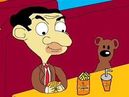 Z animovaného seriálu Mr. Bean