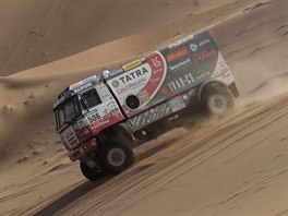 Tatrovka Martina Kolomho na trati Rallye Dakar 2015.