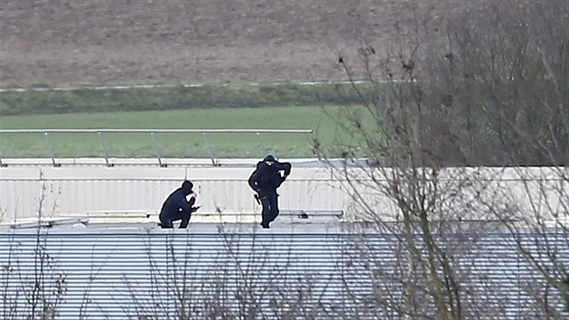 Policejn operace ve mst Dammartin-en-Gole (9. ledna 2015)