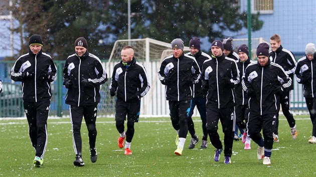 Olomout fotbalist v zimnm trninkovm obdob.