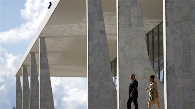 Dilma Rousseffov a brazilsk viceprezident Michel Temer  (1. ledna)