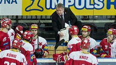 Du�an Gregor udílí taktické pokyny