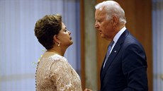 Dilma Rousseffová a americký viceprezident Joe Biden  (1. ledna)