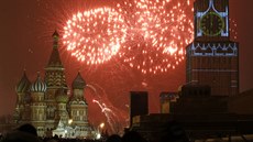 Rusko. Moskva - chrám Vasila Bla�eného.