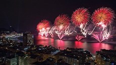 Brazílie. Rio de Janeiro - plá Copacabana.