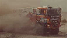 Ale� Loprais ve t�etí etap� Rallye Dakar