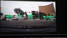 Ukázka rozpoznávání vozidel ve videostreamu.