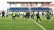 Fotbalisté �eských Bud�jovic zahájili v T�eboni zimní p�ípravu.