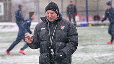 Petr Frňka na tréninku Baníku Ostrava