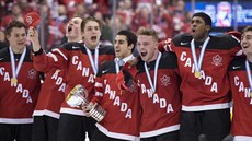 Zlatá radost hokejist Kanady.