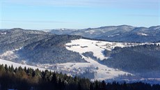 Hebeny Beskyd nad obcí Kora