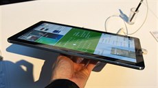 Tablet Samsung Galaxy Note Pro 12.2 na veletrhu CES v Las Vegas
