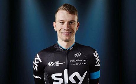 eský cyklista Leopold König v barvách britského týmu Sky, do kterého loni...