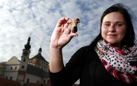 Archeoloka Kristýna Bulvová povauje nález tebosického kozlíka z hlediska...