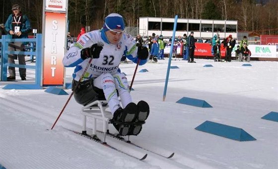 Handicapovaný sportovec Jan Tománek