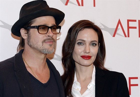 Brad Pitt a Angelina Jolie (Los Angeles, 9.ledna 2015)