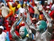 Fanoušci Rovníkové Guiney při zahajovacím zápase afrického šampionátu.