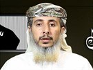 Jeden z vdc al-Káidy na Arabském poloostrov Násir bin Alí Anasí na videu...