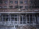 Dtskou nemocnici v Doncku zasáhl dlostelecký granát  (19. ledna 2015)