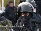 Policejní zábry ze zásah proti teroristm v Paíi a Dammartin-en-Goele.