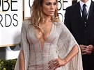 Modely od Zuhaira Murada nosí Jennifer Lopez na ervený koberec velmi asto....