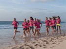 Finalistky soute eská Miss 2015 na soustední na Kapverdských ostrovech